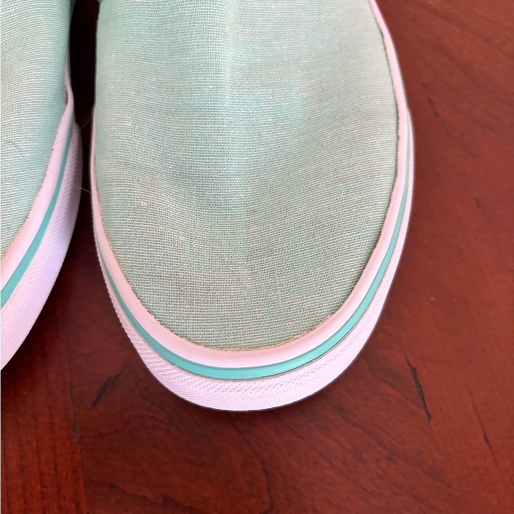 Mint Green Slip On VANS Women's Sneakers size 8 - Picture 5 of 16